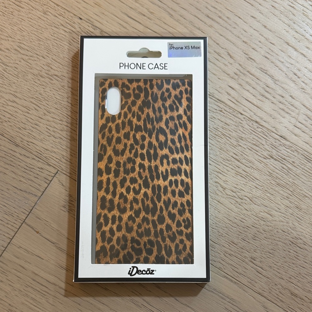 New in Box- Leopard Print Phone Case for iPhone XS Max